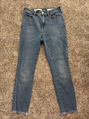 Pilcro and the Letterpress Skinny Jeans in Blue Wash